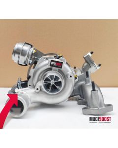 MuchBoost Billet Wheel GTB2265VK Hybrid Turbo Upgrade vacuum converted with a welded 1.9/2.0 TDI Manifold (T174) buy in USA