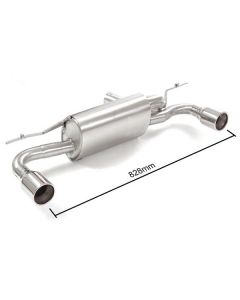 Ragazzon Stainless steel rear silencer left/right each with round tail pipe 90 mm for BMW Series 1 F20 116i B38 15-19 (50.0847.05) buy in USA