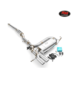 RM Motors Complete Exhaust System (valved) for Seat Leon Cupra R MK1 / Audi S3 8L / Audi TT 8N 1.8T AWD (PROM.RMS-S3-8L) buy in USA