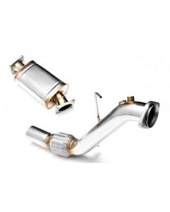 RM Motors Downpipe with Silencer for BMW E60, E61 525d, 530d M57N (PROM.112104+112106) buy in USA