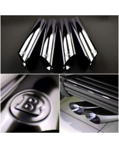 Mercedes Benz G-Class W463 G63 G55 G500 G Wagon Brabus Style Stainless Steel Chrome Exhaust Pipes Tips buy in USA