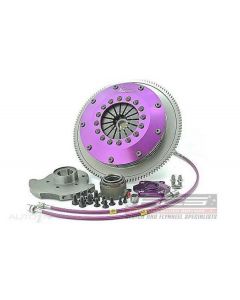 Xtreme Performance Sprung Ceramic Twin Plate Clutch Kit Incl Flywheel & CSC for Mazda RX7 FD 92-96 (KMZ20680-2B) buy in USA