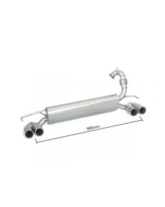 Ragazzon Rear Silencer for Smart Fortwo 453 1.0 (52kW) 2014&gt,&gt, (58.0720.25) buy in USA