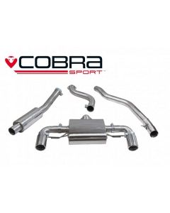 Cobra Sport Cat Back Exhaust for BMW M140i 3 & 5 Doors (F20 & F21) 2015+ Auto Resonated (BM91) buy in USA