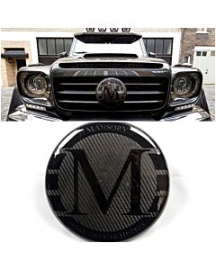 Mercedes W463 G Class wagon front grille carbon fiber  badge GREY buy in USA