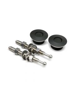 QUIK-LATCHВ® QL-38 LOW PROFILE HOOD PIN KIT - Black, no lock buy in USA