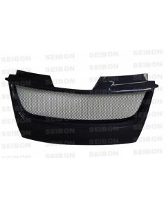 TD-style carbon fiber front grille for 2006-2009 Volkswagen Golf GTI (Emblem Shaved) buy in USA