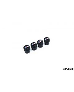 BMW M Logo Valve Stem Cap Set - Black buy in USA