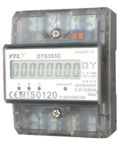 Digital KWH meter 3 phase 80A | MID certified buy in USA