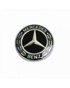 Mercedes-Benz Logo für die Stoßstange, schwarz, A-/B-/C-/E-/S-Klasse/AMG GT R/CLA/CLS/GLA/SL/SLK buy in USA