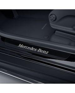 Mercedes-Benz Wechselcover für beleuchtete Einstiegsleisten, vorne, 2er Set, schwarz, AMG GT/CLS buy in USA