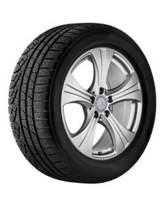 Mercedes-Benz Bridgestone 5-Speichen-Winter-Komplettradsatz, 18 Zoll, vanadiumsilber, GLC (C253/X253) buy in USA