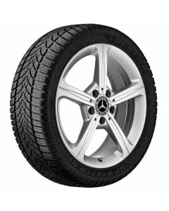 Mercedes-Benz Michelin Winter 5-Doppelspeichen-Radsatz, 17 Zoll, vanadiumsilber, H247, X247 buy in USA