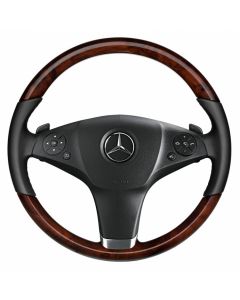 Mercedes-Benz Holz-Leder-Lenkrad mit LSP, schwarz, E-Klasse (A207/C207) buy in USA