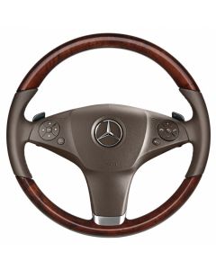 Mercedes-Benz Holz-Leder-Lenkrad mit LSP, moccabraun, E-Klasse (A207/C207) buy in USA