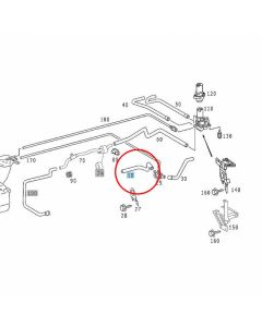 Mercedes-Benz Kühlwasserschlauch S-Klasse (W220) buy in USA
