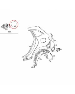 Mercedes-Benz Tankklappe B-Klasse (247) buy in USA
