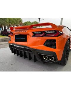 Corvette C8 Carbon Fiber Finn Diffuser buy in USA