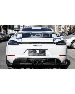 Porsche 718 Cayman/Boxster Carbon Fiber Rear Diffuser (2016-2023) buy in USA