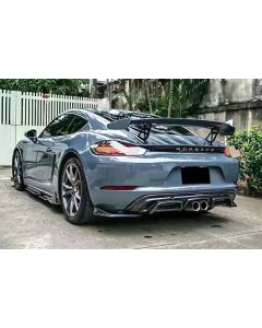 Porsche 718 Cayman/Boxster Carbon Fiber Rear Diffuser (2016-2023) buy in USA