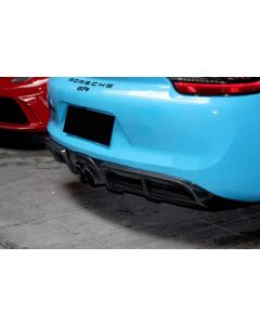 Porsche 981 Cayman/Boxster Carbon Fiber GT4 Style Rear Diffuser (2012-2016) buy in USA