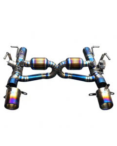 Ferrari F8 Tributo Titanium Valved Exhaust System With Muffler buy in USA