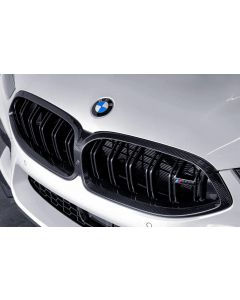 BMW F91 / F92 / F93 M8 - Carbon Fiber Dual Slat Front Grille buy in USA