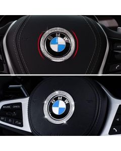 BMW Crystal Sparkle Steering wheel Emblem Cover buy in USA