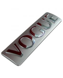 Range Rover Vogue L322 02+ - 2012 Style VOGUE Rear Badge (silver & chrome) buy in USA