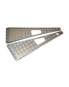 Land Rover Defender (post-2007) - Mammouth Wing Top Chequer Plate Kit (silver) buy in USA