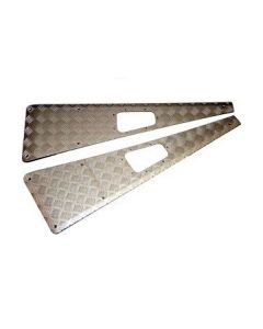 Land Rover Defender (pre-2007) - Mammouth Wing Top Chequer Plate Kit (silver) no aerial buy in USA