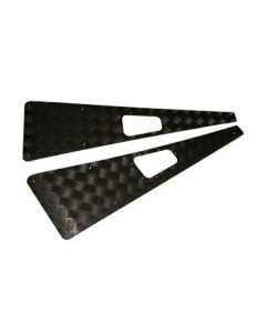 Land Rover Defender (pre-2007) - Mammouth Wing Top Chequer Plate Kit (black) no aerial buy in USA