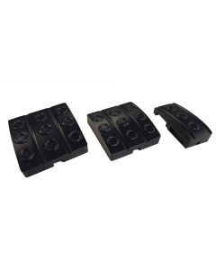 Land Rover Defender - Billet Aluminium Interior Pedal Set (set of 3) black buy in USA