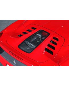 Ferrari 458 Spider - Capristo Carbon Fibre & Glass Engine Cover / Lid buy in USA