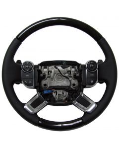 Range Rover Vogue L405 (2013+) - Wood & Leather Steering Wheel (Shadow Walnut) buy in USA