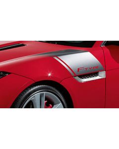 Jaguar F-Type 2013+ - Bonnet Decals (Available in Gunmetal Grey or Silver) buy in USA