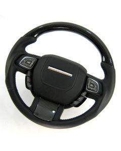 Range Rover Evoque - Carbon Fibre Steering Wheel (black) non-heated-paddle buy in USA