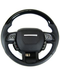 Range Rover Evoque - Black Piano Wood Steering Wheel (black) non-heated-paddle buy in USA