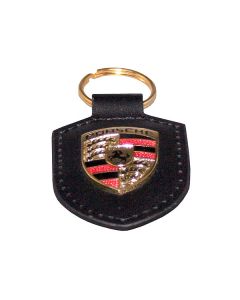 Porsche Crested Leather Keyring buy in USA