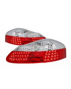 Porsche Boxster 986 - Rear LED Tail Lights (red/clear) buy in USA