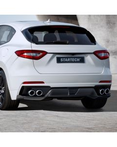 Maserati Levante - STARTECH Rear Bumper Insert (incl. carbon rear diffuser) silver exhaust tips buy in USA