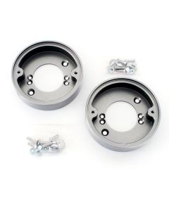 Land Rover Defender - Billet Aluminium 95mm Light Plinth (pair) silver regular version buy in USA