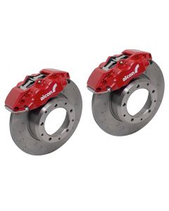 Land Rover Defender - Alcon 4 Piston Performance Rear Brake Kit Red buy in USA