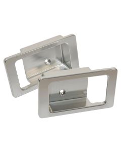 Land Rover Defender - Croytec Billet Aluminium Door Opening Handle Back Plates silver buy in USA