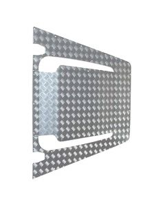 Land Rover Defender (Puma) - Mammouth Bonnet Centre Chequer Plate Kit (silver) buy in USA