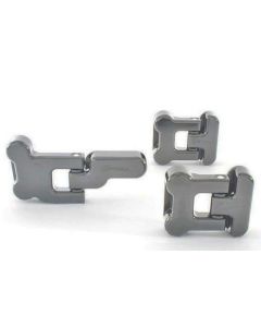 Land Rover Defender - Billet Aluminium Exterior Rear Door/Tailgate Hinges (set of 3) grey buy in USA