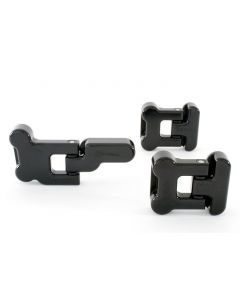 Land Rover Defender - Billet Aluminium Exterior Rear Door/Tailgate Hinges (set of 3) black buy in USA