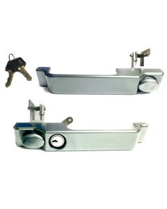 Land Rover Defender - Billet Aluminium Exterior Door Handles (pair) silver buy in USA