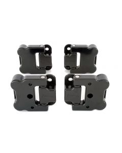 Land Rover Defender 90 - Billet Aluminium Exterior Front Door Hinges (set of 4) black buy in USA