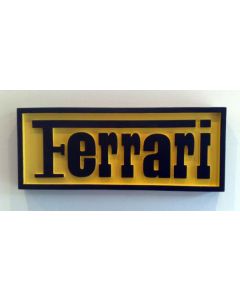 Ferrari Yellow/Black 3d Wall Plaque buy in USA